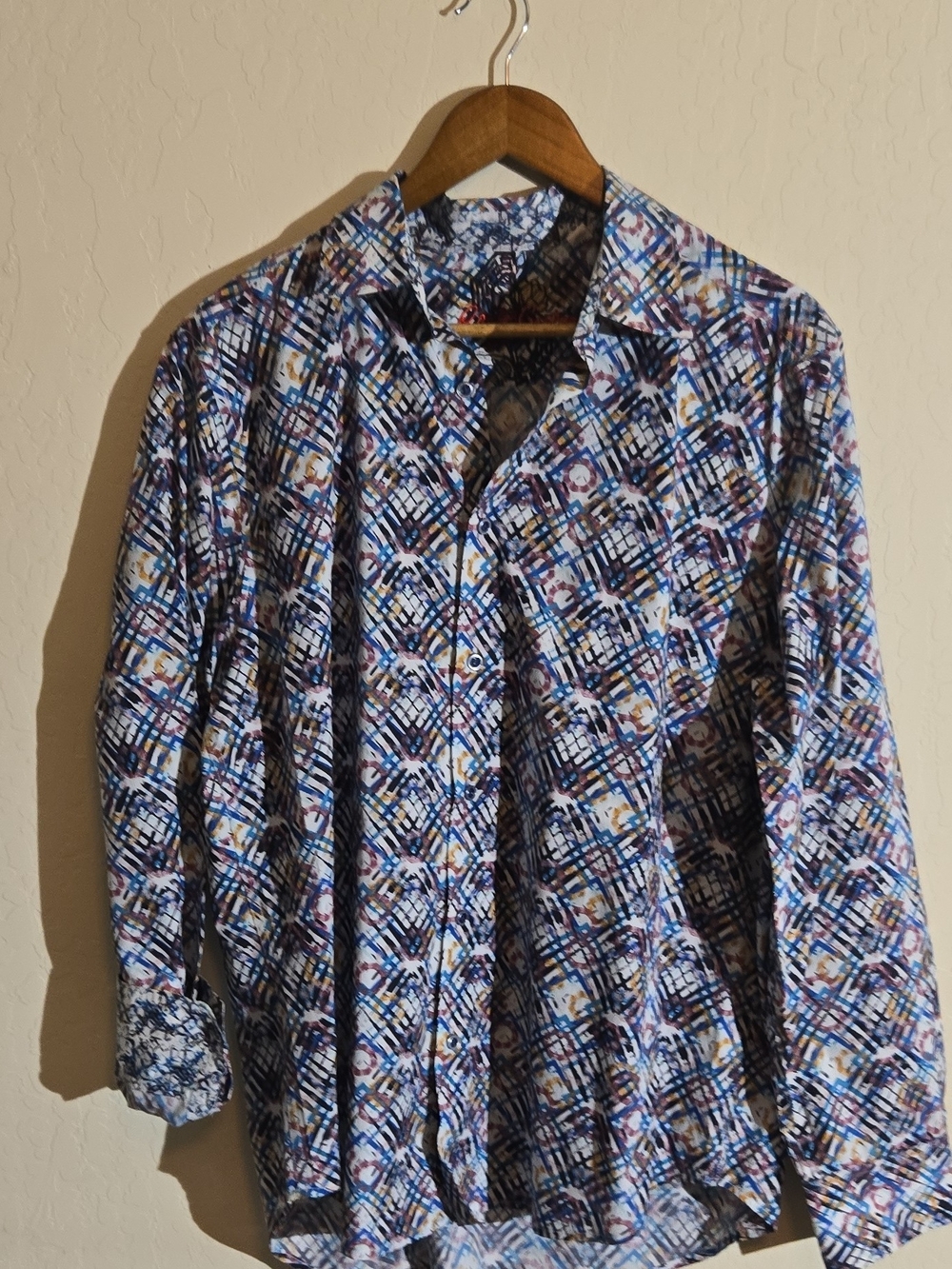 Robert Graham Multicolor Geometric Print Button-Down Shirt